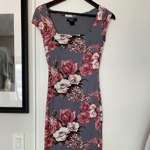 Floral pencil dress